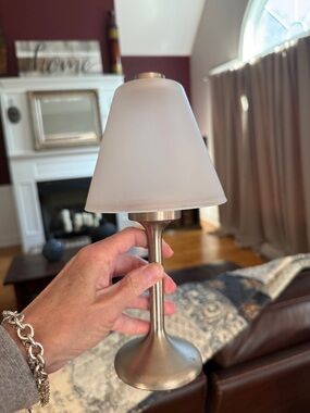 Pottery Barn accent candle lantern